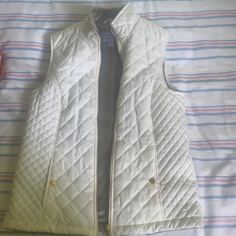 Laura Scott White Vest